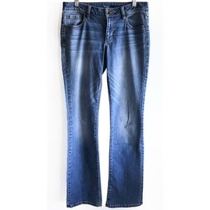 a.n.a Boot Cut Jeans Distressed Hem Size 28/6